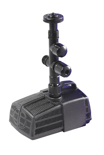 Hozelock 3344 Cascade Waterfall and Fountain Pump 4000 LPH, Black