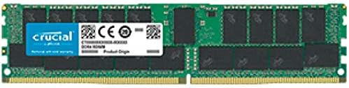 Crucial Technology 32GB DDR4 PC4-21300 2666MHz RDIMM, Dual Ranked Registered ECC Memory (CT32G4RFD4266)
