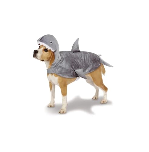 Disfraz para perro tiburón gris tamaño XLarge miniatura 3