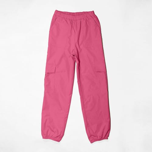 Girls Cargo Jogger Pants Elastic Waist Casual Comfortable Stylish Durable Soft Breathable Outdoor Play Active4