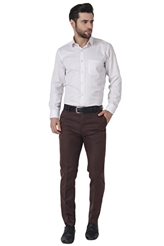 MALENO Men Formal Trouser Regular Fit Solid | Soft and Breathable Pant Combo (Pack of 2)