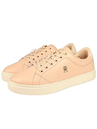 Baskets cupsole femme Tommy Hilfiger FW0FW06965 en blanc épuré