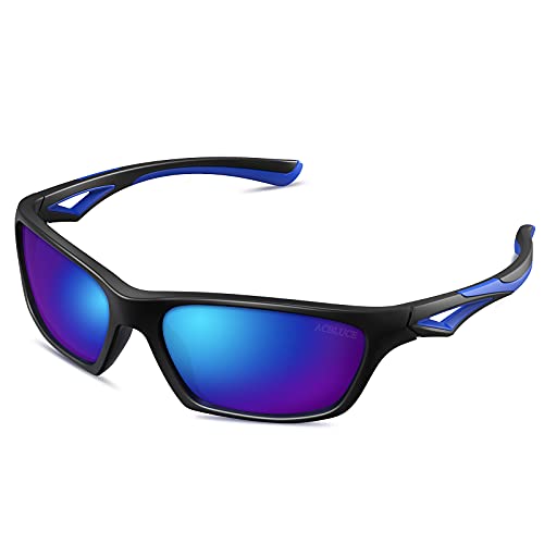 Kids Polarized Sunglasses TPEE Unbreakable Frame Sports Baseball Cycling Softball Glasses For Boys Girls Age 3-7