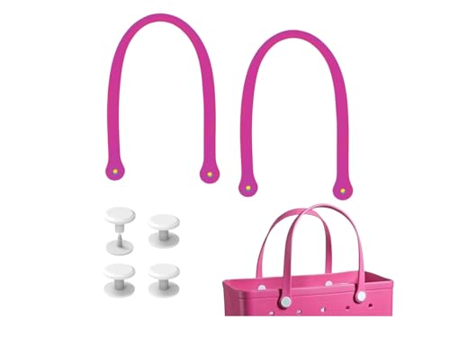 Replacement Straps for S/M Rubber Beach Bag, Replacement Handles with 4 Snaps, EVA Bag Strap Replacement