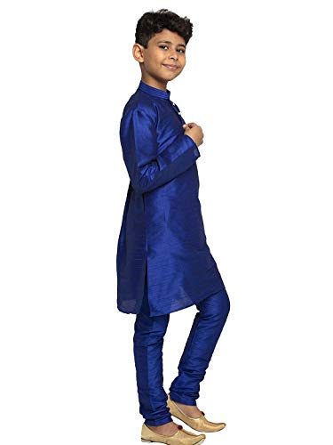Image of KRAFT INDIA Boys Silk Kurta Churidar