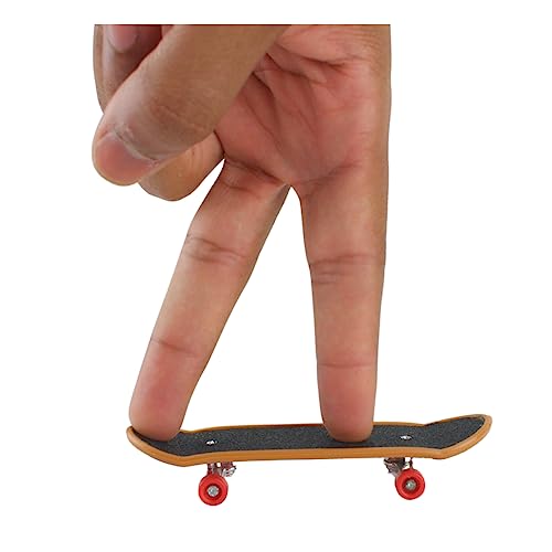 Skate de Dedo Com Lixa e Acessórios de Troca Miniatura Fingerboard