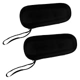 Beavorty 2 Stück Pack Ohrthermometer Etuis aus Stoßfestem EVA mit Reißverschluss Kratzfest Kompakt für Reisen und Zuhause Thermometer Aufbewahrungstasche mit Organizer