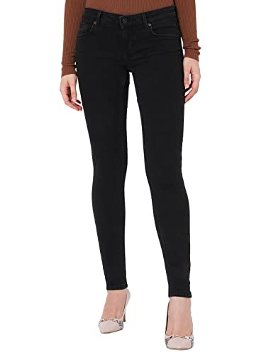 Image of Vero Moda Women Black Low-Rise Stretchable Jeans