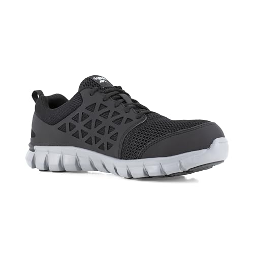 Image of Reebok Men's Rb4041 Sublite Cushion Safety Toe Athletic Work Shoe Black