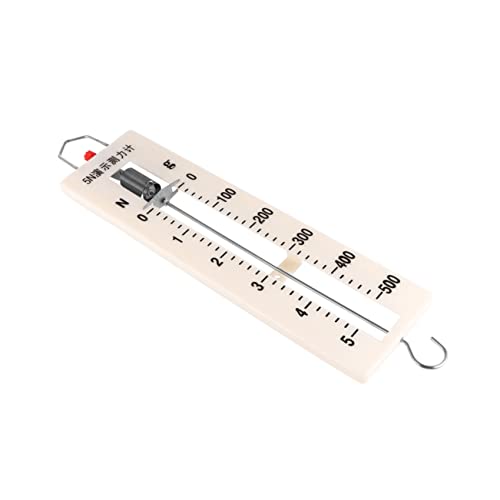 KICHOUSE 1pc Spring Dynamometer Laboratory Tool Economy Spring Scale Newton Spring Balance Lab Spring Scale Mechanics Tools Physical Mechanics Dynomometer Experiments Apparatus White Metal