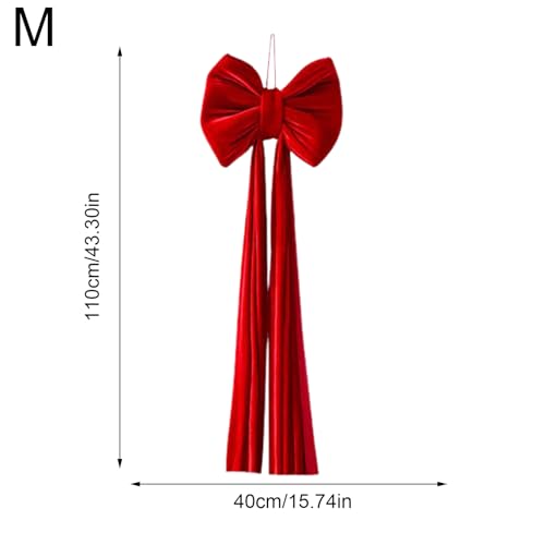 Lazo para decoración de árbol de Navidad resistente para valla exterior e interior 5
