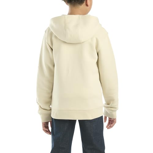 Image of Carhartt Kid's CP8675 Long-Sleeve Full-Zip Logo Sweatshirt - Boys