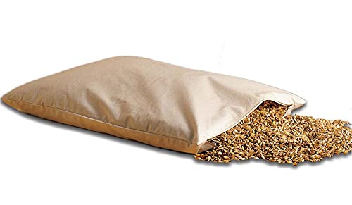 Natur-Shop Bio DINKELKISSEN 40 x 80 cm mit Reißverschluss Cover