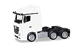 Mindestalter 14 Jahre herpa 305174-003 Mercedes-Benz Actros Streamspace 6X2 starr Traktor Modellsatz, weiß