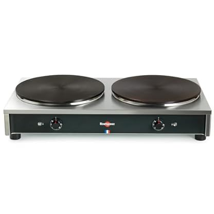 Crepes maker 2 x 40cm Krampouz Standard Eckig 230V