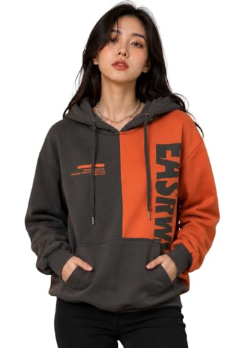 Women's Oversized Graphic Printed Hoodie Sweatshirt | Fleece Hood...