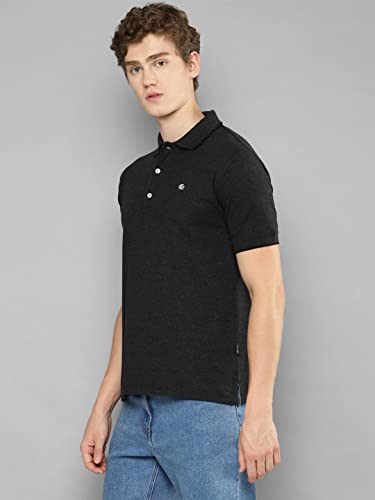 Image of Allen Cooper Solid Pure Cotton Polo Tshirts for Men