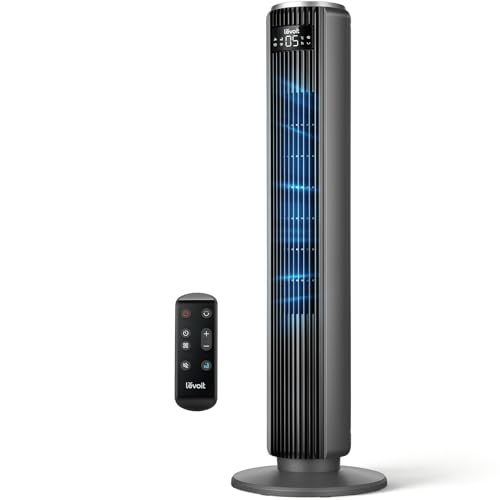 Levoit 23dB Silent Tower Fan Bladeless Fan for Bedroom Energy Efficient