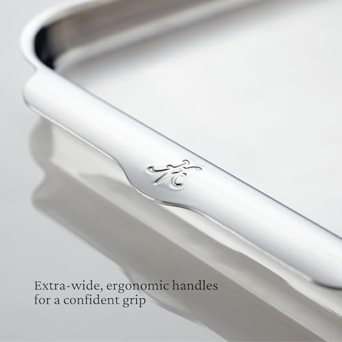 Image of Hestan - OvenBond Collection - 13 inch x 18 inch Tri-Ply Clad Stainless Steel Half Sheet Pan