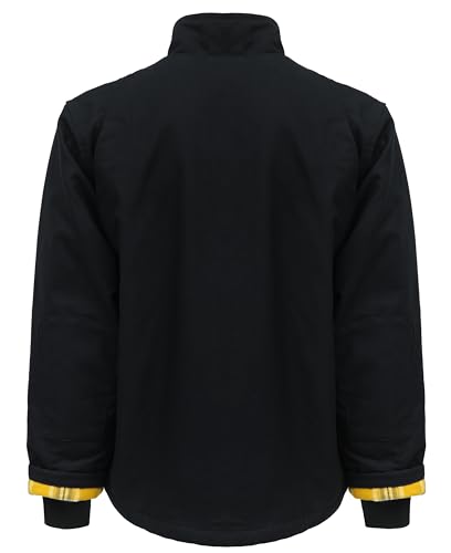 BOCOMAL FR Jackets Insulated Coat CAT4 Fire Resistant Duck Canvas Winter Outwear Light Water Repellent and Oil Resistant4