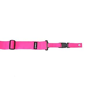 DiMarzio DD2200PK Sangle de guitare Rose fluo - Les Beatles, Paul McCartney, John Lennon, RIngo Starr, George Harrison