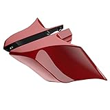 US Stock Advanblack Billiard Red Stretched Side Covers Extended Panels Fit for 2014+ Harley Touring Street Glide Road Glide Electra Glide Ultra Classic