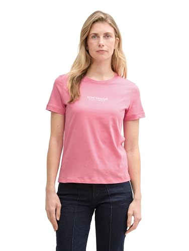 TOM TAILOR Basic Top mit Bio-Baumwolle, Whisper White, L