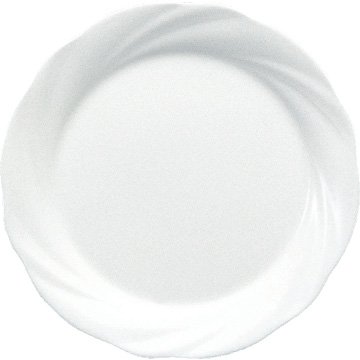 NARUMI プレート 皿 スパイラルホワイト ホワイト 27cm ディナー 電子レンジ温め対応 日本製 8382-1952