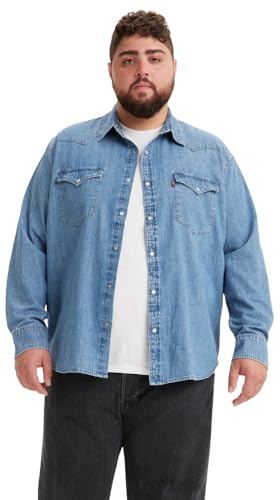 Levi's Herren Big & Tall Classic Western Hemd mit Knopfleiste, Franklin...