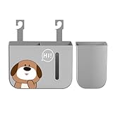 Rosixehird Bidone della Spazzatura per Auto - Organizzatore automobilistico Multifunzional...