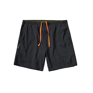 Roark Run Amok Bommer Ridge Workout Short, Drawstring Waist, Athletic Running Shorts for Men