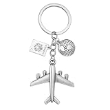 Accessoire Polyvalent – Léger et pratique, ce porte-clés au thème voyage sert à la fois d'organisateur pour vos clés et de breloque de sac distinctive qui ajoute de la personnalité et un sens de l'aventure à vos accessoires quotidiens.