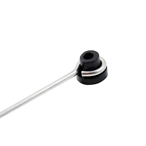 ITATOO 200pcs Soft Tattoo Grommets Rubber Tattoo Nipples for Tattoo Needles N201087 (Black)