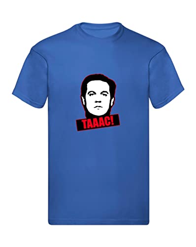  T-Shirt Uomo & Bambino - TAAAC- Super vestibilità Top qualità Made in Italy (L, Blu)