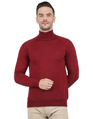 Image of Monte Carlo Men Wool High Neck Pullover Sweater