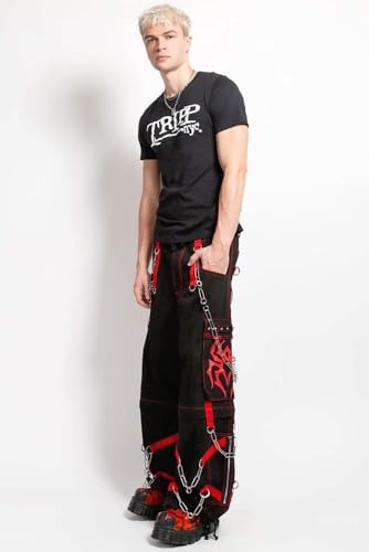 Spider Zip Off Pants [BLACK/RED]4