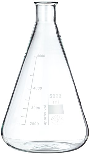 Matraz de cuello estrecho Neolab 5000 ml: máxima seguridad contra salpicaduras