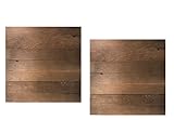 Hampton Art Mix The Media Wooden Plank Plaque, 12' by 12' (12' x 12' - 2 Pack)
