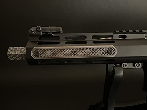 真鍮製レールカバー ハンドガード用 M-LOK対応 日本製 (３ス