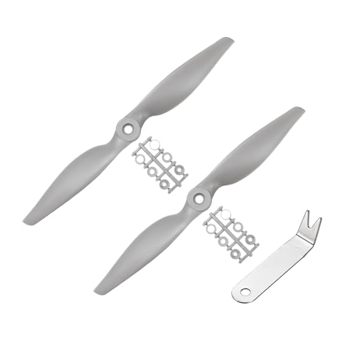 MECCANIXITY Hélices RC 9x4.5 po, Pales 2 lames, Ensemble de 4
