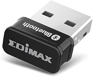 Edimax Bluetooth Adapter for PC, BT 5.0 EDR Nano USB Dongle, Fast Transfer, Bluetooth Headphones Headset Speakers Keyboard Mouse, Win 8/10/11, Linux: 2.6.32 - 5.3 (Fedora & Ubuntu), BT-8500