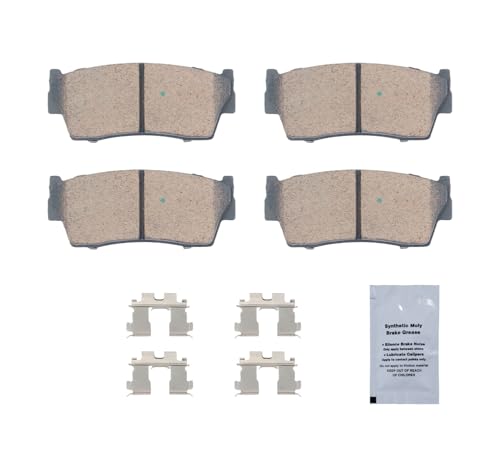 Image of HUSCH D418 Front Ceramic Brake Pads Kit Fit For Chevrolet Tracker 1989-1991, 1998, For Geo Tracker 1989-1997, For GMC Tracker 1989-1991, For Pontiac Sunrunner 1994-1997, For Suzuki Sidekick 1989-1998