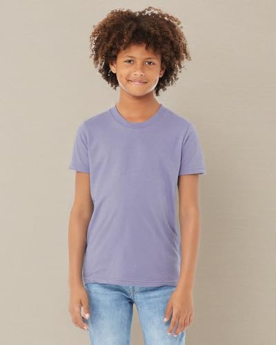 BELLA+CANVAS Youth Unisex Jersey Tee - 3001Y - DARK LAVENDER - M2
