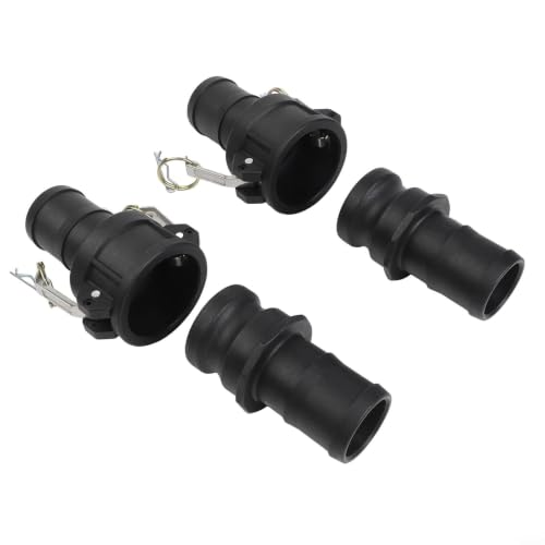 Acoplador Camlock tipo C y E de polipropileno 1 a 2 pulgadas para mangueras 150 PSI 3