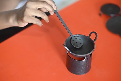 Make Playtime More exciting and Educational with This Delightful Iron Miniature Cooking Set (12 Pieces) paired with a Cute Kids Apron.