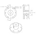 8mm Flange Shaft Coupling Connector,Universal Aluminum Mounting Hub Flange Shaft Coupling Motor for DIY RC Model Motor