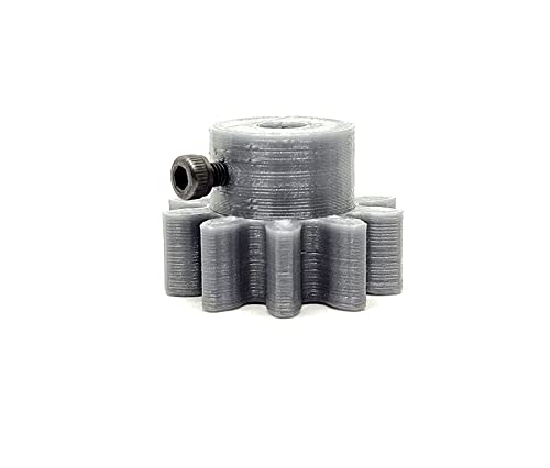 Image of INVENTO 1pcs 3D Printed Plastic Spur Gear 10 Teeth, 30mm dia, 10mm Width, 5mm hole, 2.5 Module for DIY Projects