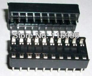 Gimax 10PCS 2X10PIN IC SOCKET PITCH 2.54mm