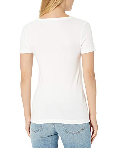 Image of Amazon Essentials Women's Slim-Fit Short-Sleeve Crewneck T-Shirt, Pack of 2