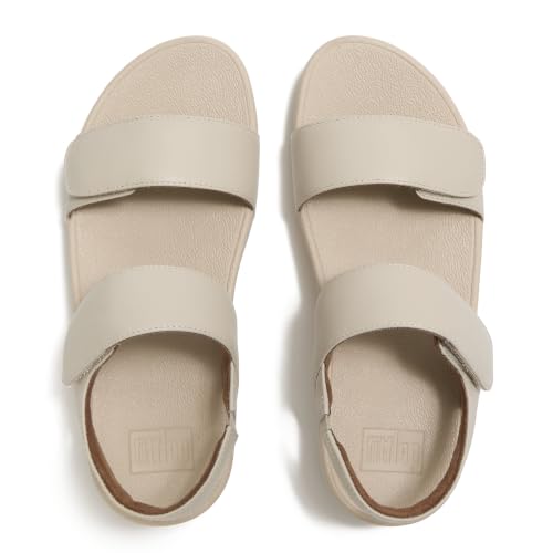 Image of FitFlop Lulu Adjustable Leather Back-Strap Sandals